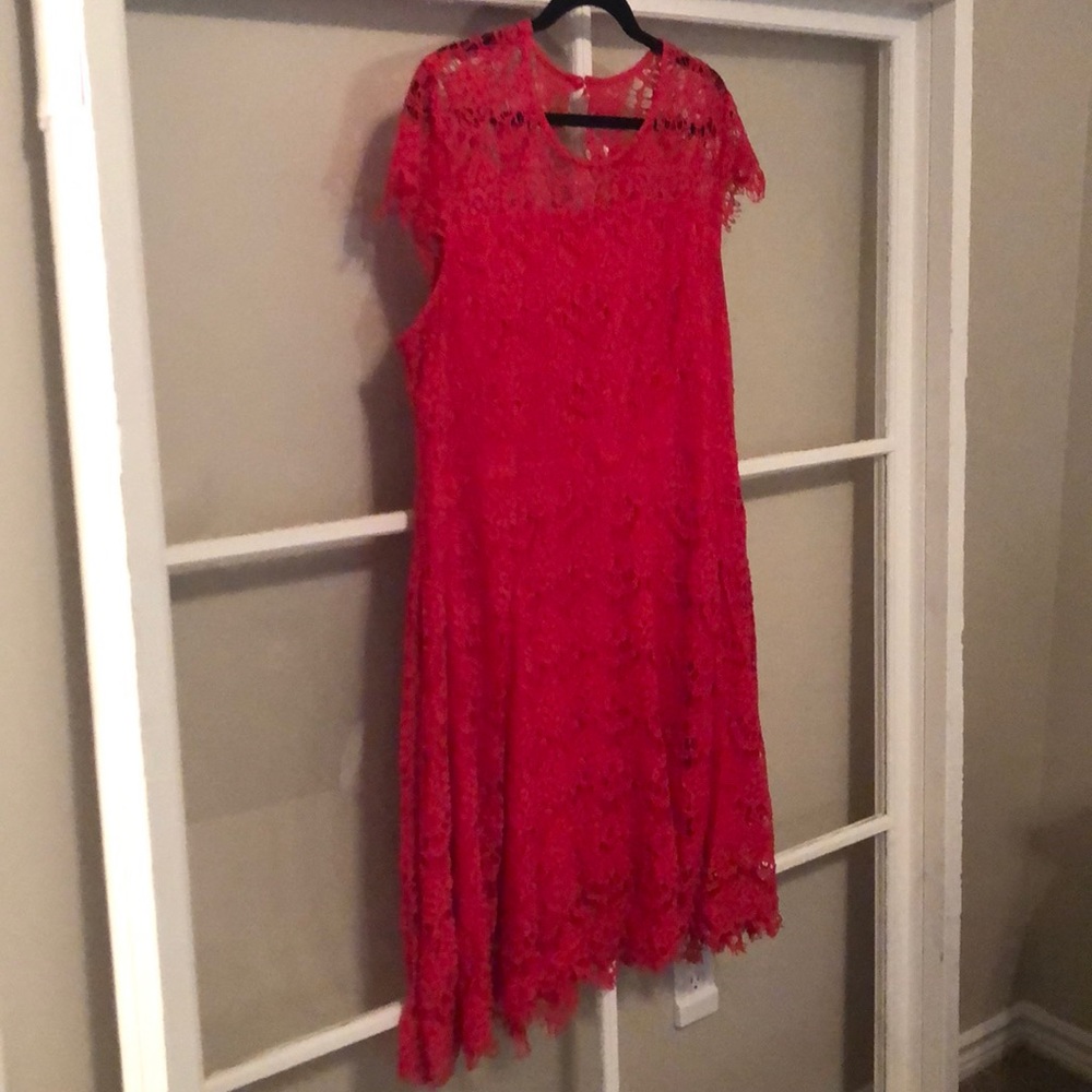 Lace Red Dress